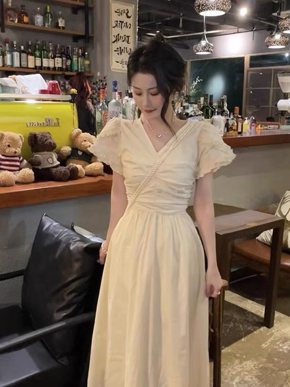 New in early autumn!【L.L STUDIO】Gentle and gentle French dress 77682# PCZ