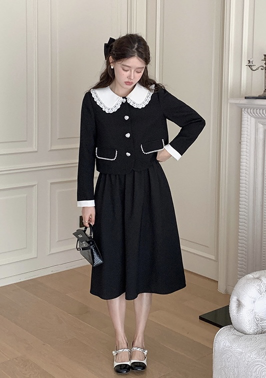 New in early autumn! [JH] Net red Xiaoxiang short coat + slim skirt suit 42696# PCZ