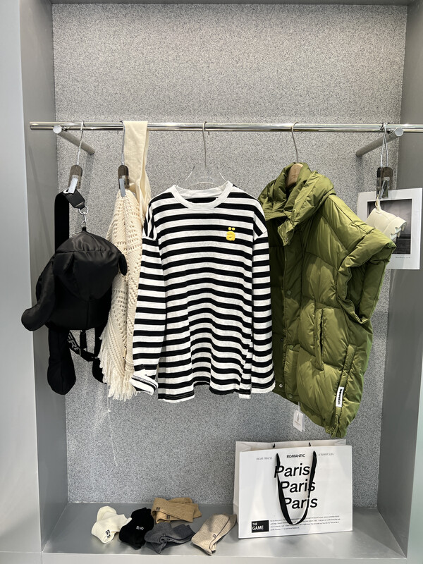 [BOBO1972] Large version of all-match striped long-sleeved T-shirt only sells T-shirt 226993