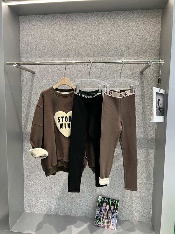 【BOBO1972 】Thick velvet all-match thickening leggings Leggings only sell leggings without matching 225833