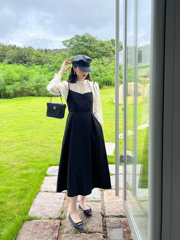 New in early autumn!【NEW OPEN】Korean style halter dress XB80185# ZXX
