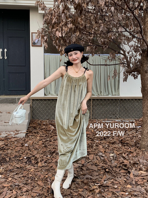 New in autumn! [APM YUROOM] Temperament French retro dress 9155# LSL