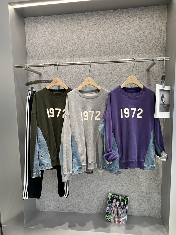 [BOBO1972] Loose letter pocket sweater men and women can sweater high quality stitching only sell sweater 228220
