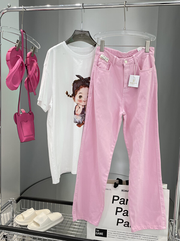 [BOBO1972] Washed color super positive denim casual pants only sell pants 226305