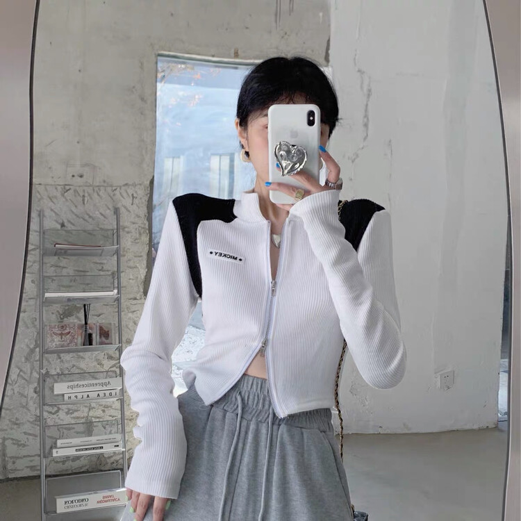 【RAINBOW】Net Red Hot Girl Small Sweater Sweater is a must-have for slimming K3011