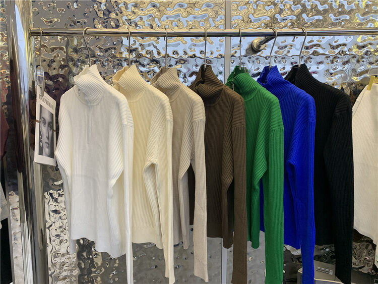 New in autumn! [Yayiro] Half zipper slim fit bottoming shirt 2970# GYJ