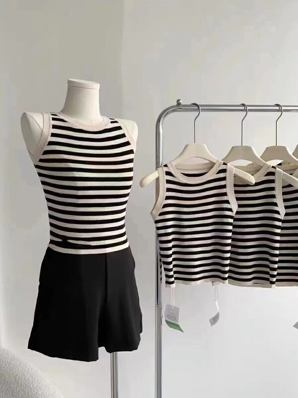 New in Autumn! [RS] Versatile Striped Casual Vest/Sling M2106# FHX