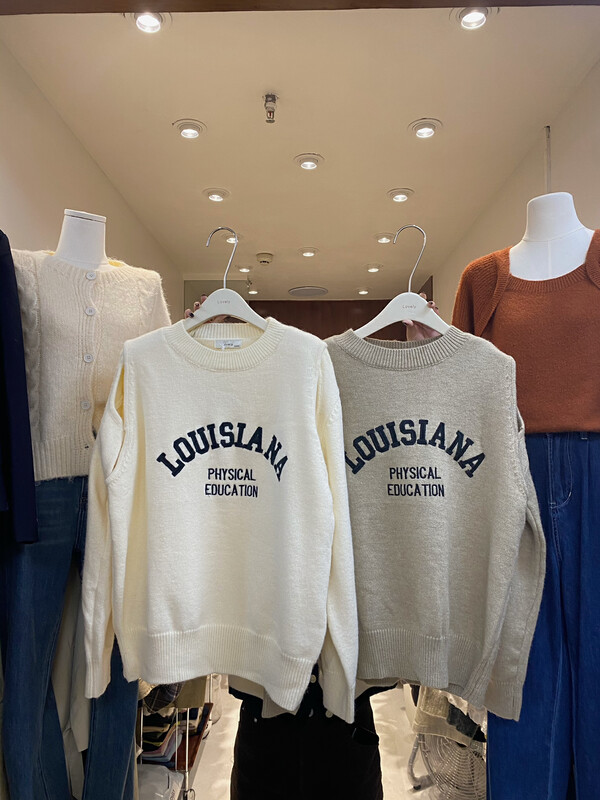 【LOVELY/SHMILY】All-match design knitted sweater M0800