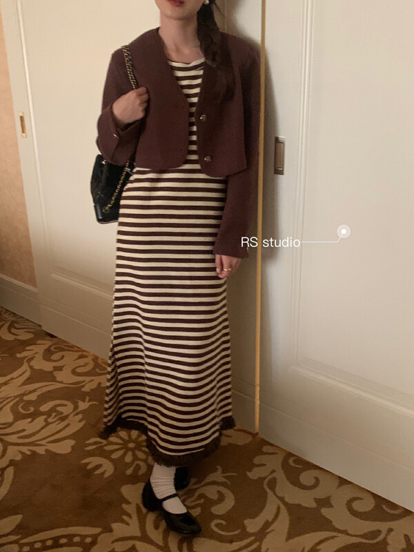 Autumn is new!【RS】Korean version of simple woolen short jacket (only short jackets are sold) KL0063# FHX