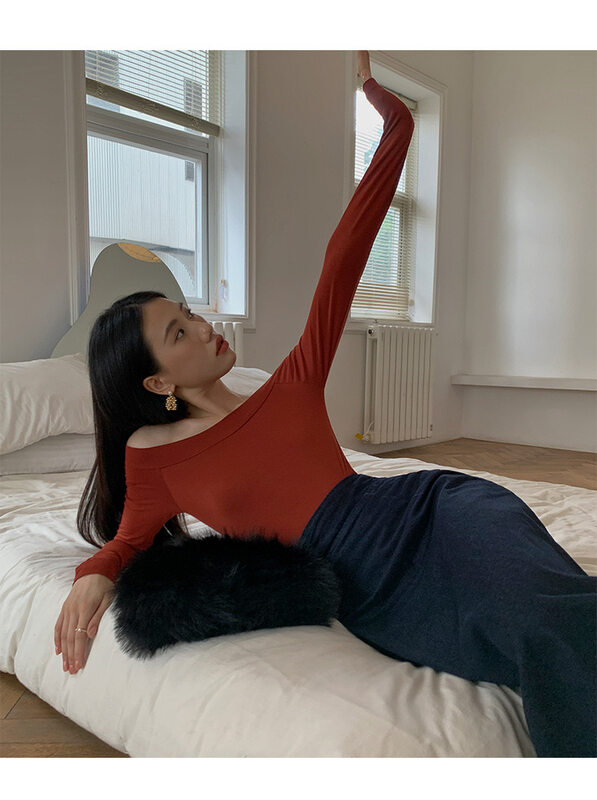 New in early autumn! [NEW OPEN] Simple and comfortable all-match pullover shirt GY80016# ZXX