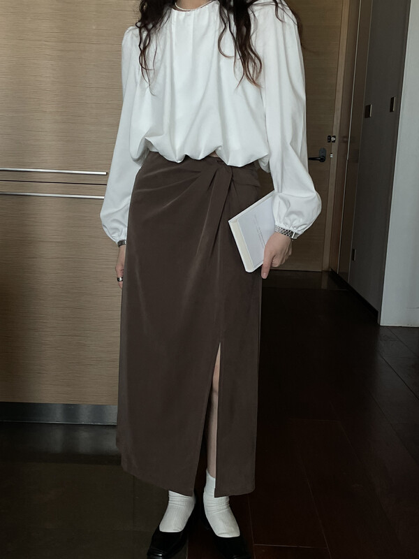 New in autumn!【TN】French temperament kink skirt 5069# CLS