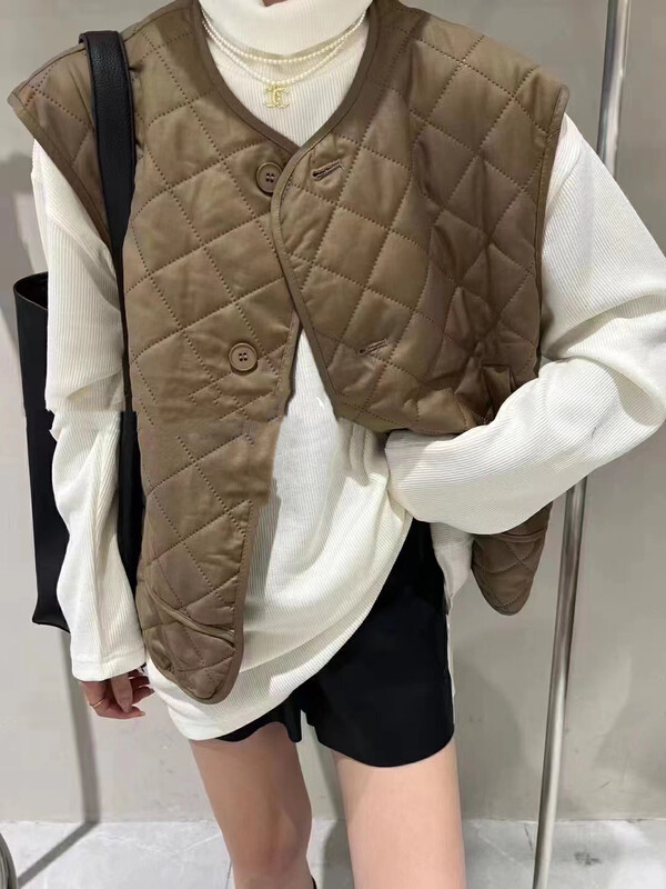 New in early autumn! [JH] Net red simple and comfortable all-match vest 43019# PCZ
