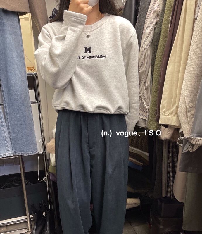Live 64! Autumn is new! [ISO Korean] Korean letter fashion all-match round neck sweater 66571# HJY