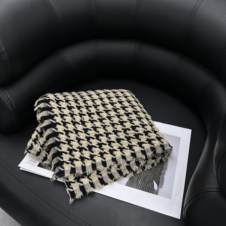 [BOBO1972] Temperament Warm Thousand Bird Pattern Scarf Scarf Versatile Western Style 088888