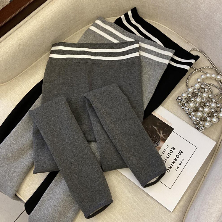 New in autumn! [KD] Comfortable and simple foot-stepping leggings 6661# HJY