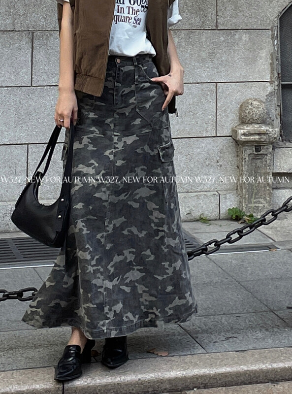 【W327.】Autumn Korean wash three-dimensional cut skirt 93211# CQW