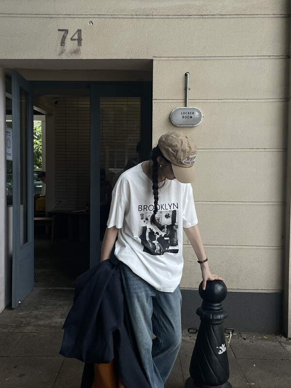 【TN】American Fun Print Short Sleeve T-Shirt 3066# CLS