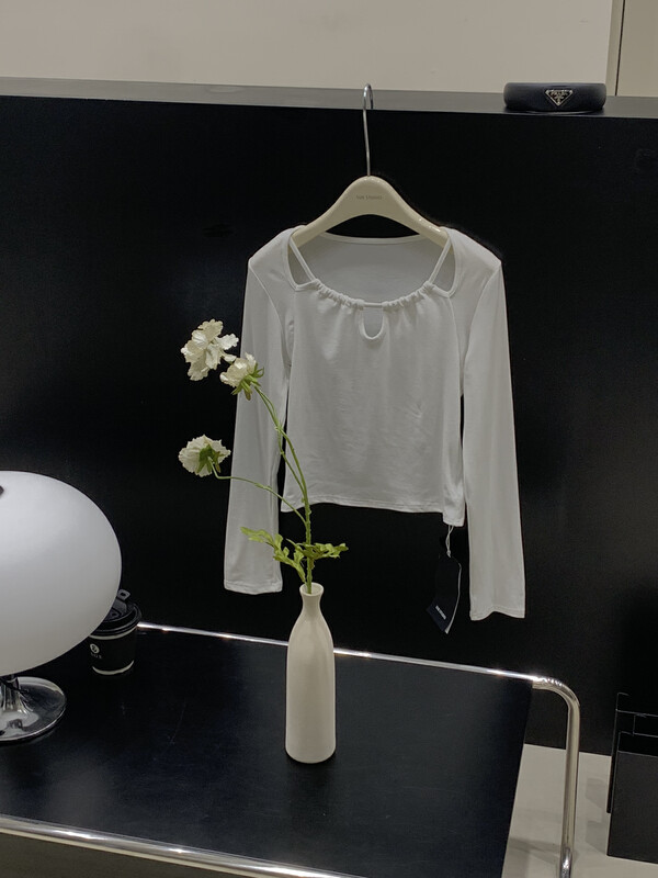 New in autumn! [SUE STUDIO] high-elasticity and careful machine bottoming shirt 98057# ZJY