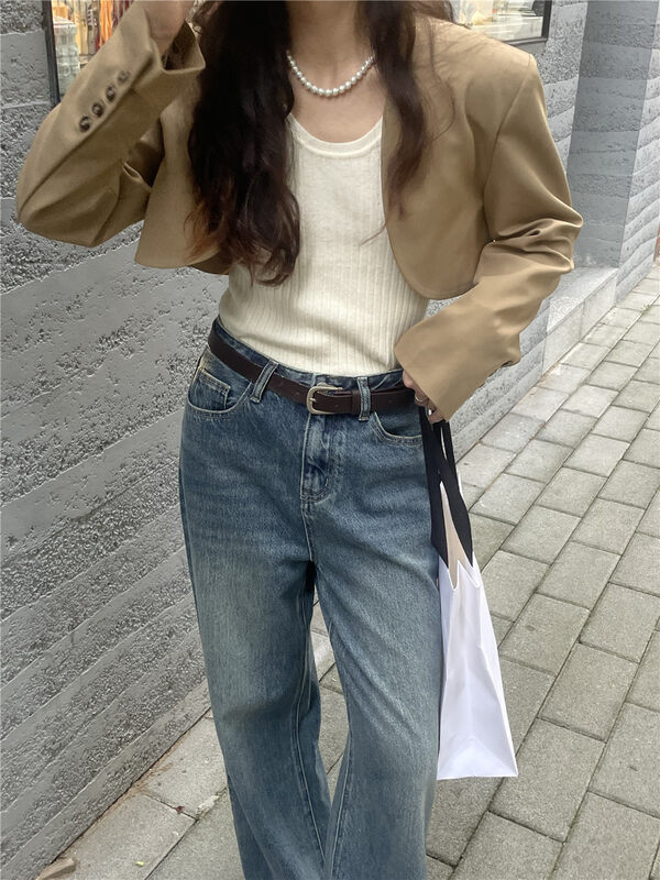 New in early autumn! [TN] Temperament Versatile Casual Korean Short Jacket 1146# CLS