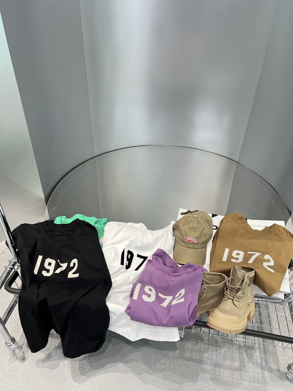 [BOBO1972] Printed all-match casual short-sleeved T-shirt (T-shirt only) AQL225322