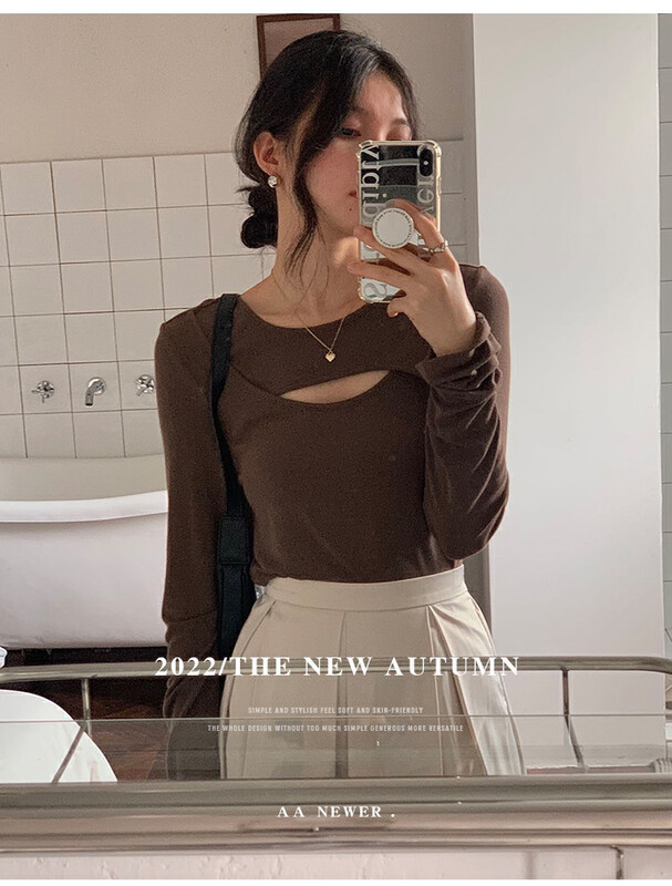 【THE MIND】Korean style round neck knitted sweater 61170# JHY