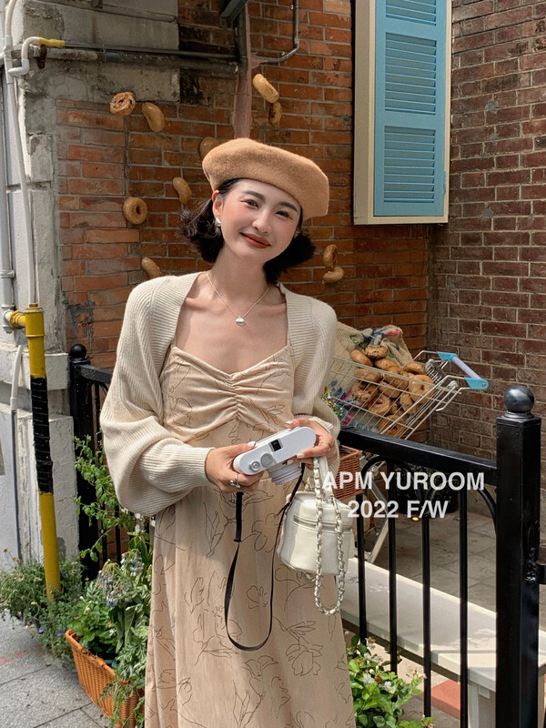 Autumn is new! [APM YUROOM] Korean version of all-match temperament knitted cardigan 9156# LSL