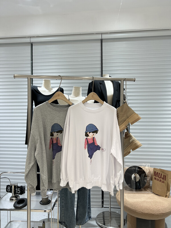 Original price 98.99! [BOBO1972] Cartoon loose casual sweater sweater only sells sweater 229889