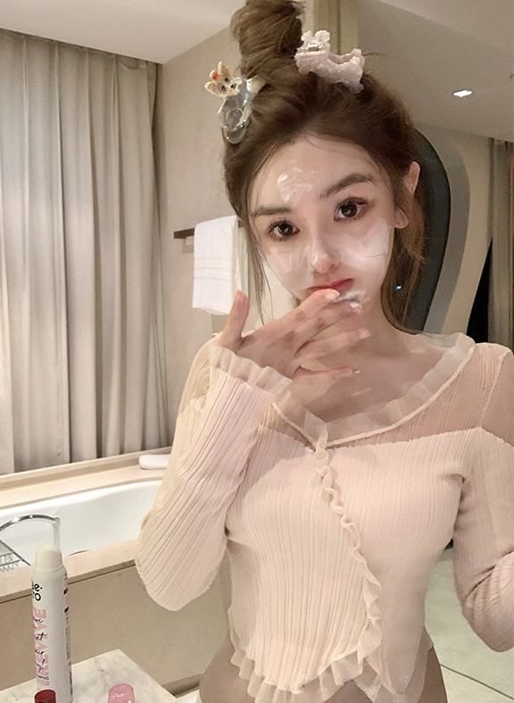 Autumn is new! [Amanda] Pure Desire Slim Short Knit Sweater 5213# PCZ