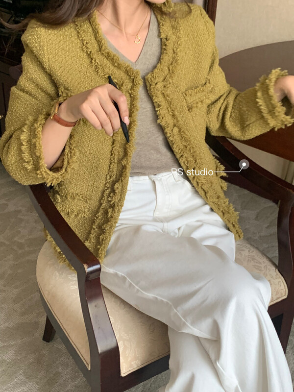 Autumn is new! [RS] Xiaoxiangfeng short coat (including 75% wool) LL0126# FHX