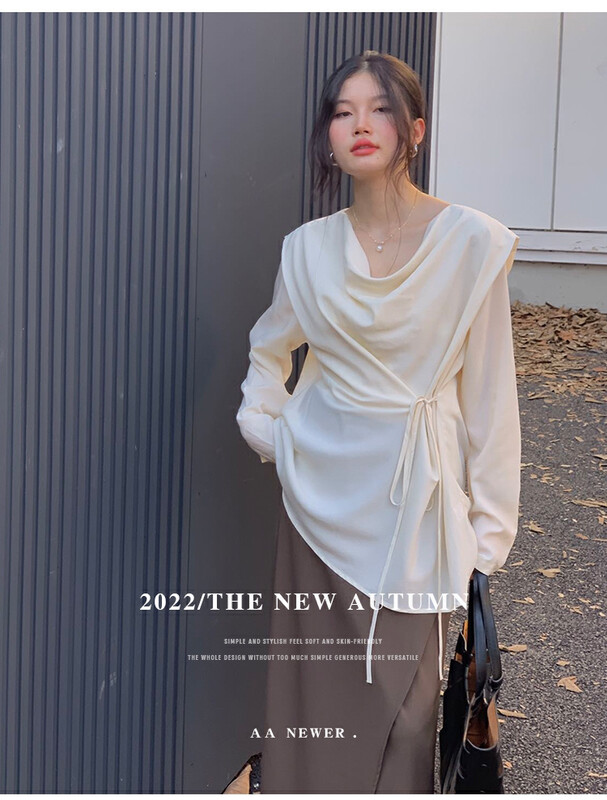 【THE MIND】Designer side placket shirt (Tencel) 61137# JHY