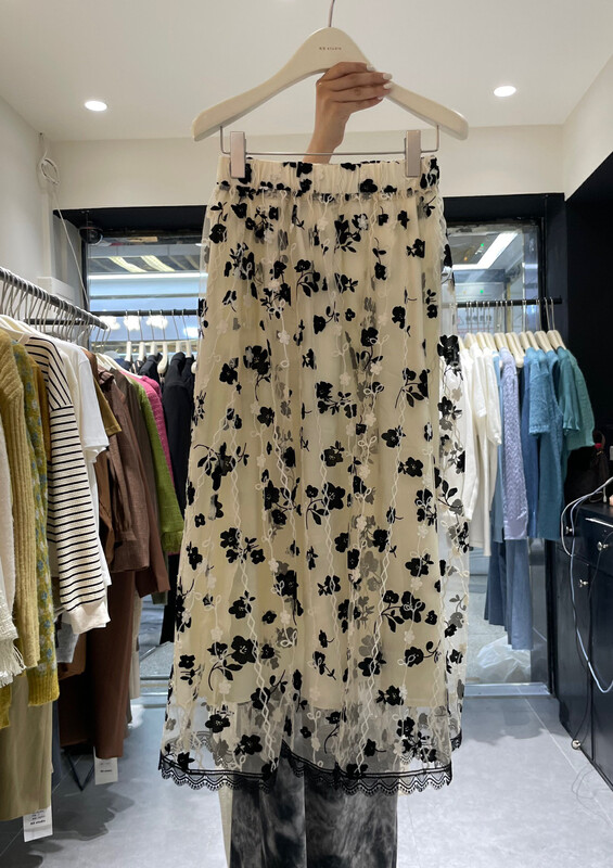 Autumn is new! [RS] Flocking skirt RS2688# FHX