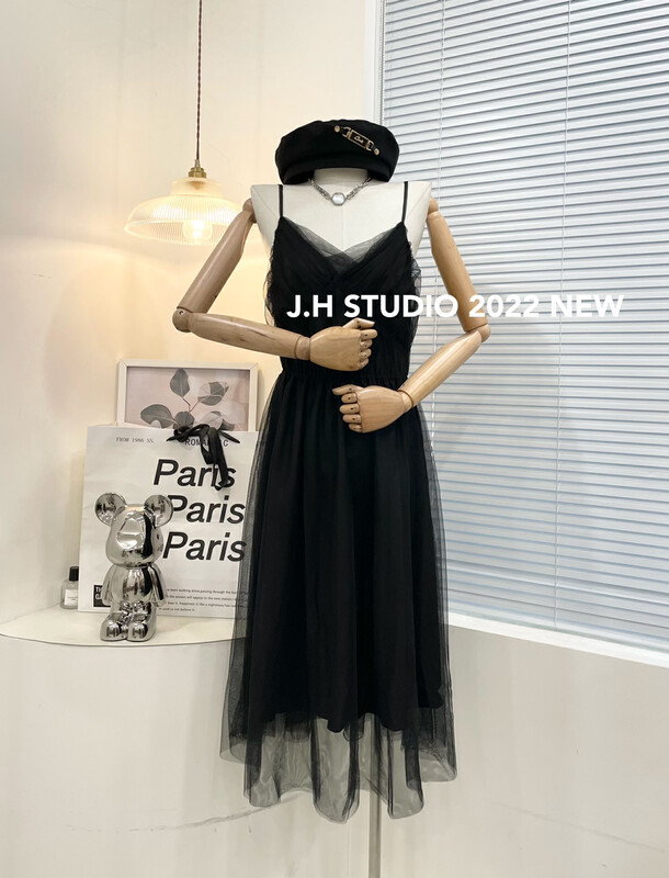 Autumn is new! [JH] Fresh suspenders slim dress T144# PCZ