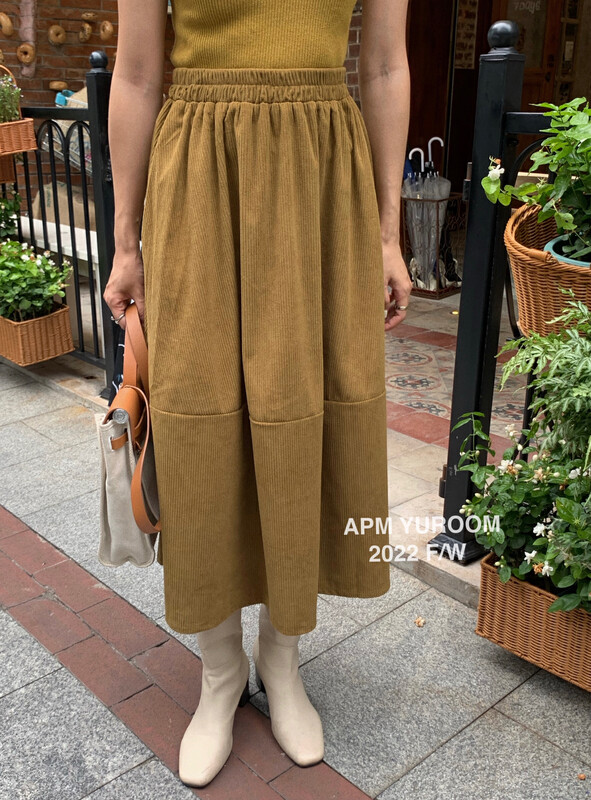 New in autumn!【APM YUROOM】Korean version all-match high-waisted skirt 9125# LSL