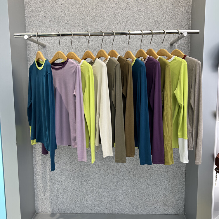 [BOBO1972] High-elastic all-match bottoming shirts bottoming shirts color matching does not pick people, only sells bottoming shirts 225550