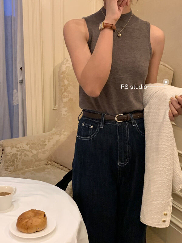 New in autumn! [RS] Fashionable half turtleneck knitted sweater M2351# FHX