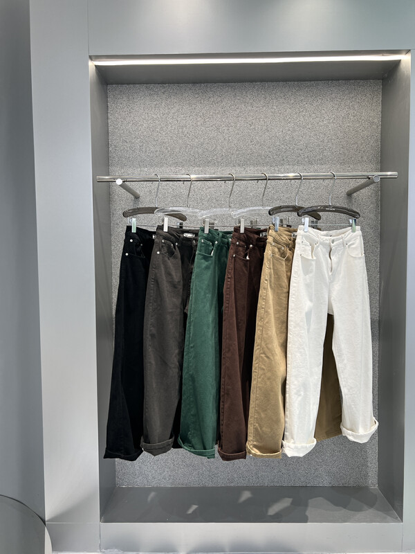 【BOBO1972】Fleece all-match stretch jeans