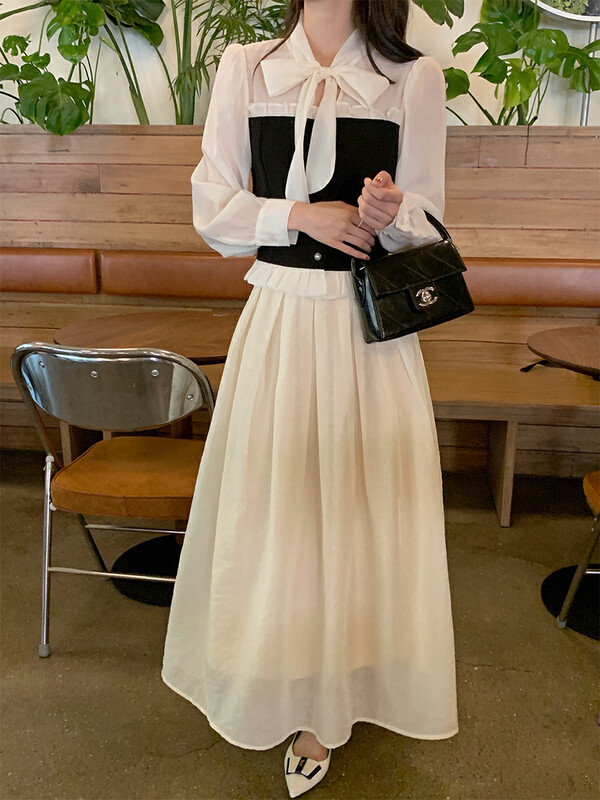 New in autumn! [NEW OPEN] Korean version of the simple and slim high waist skirt XQ80325# ZXX