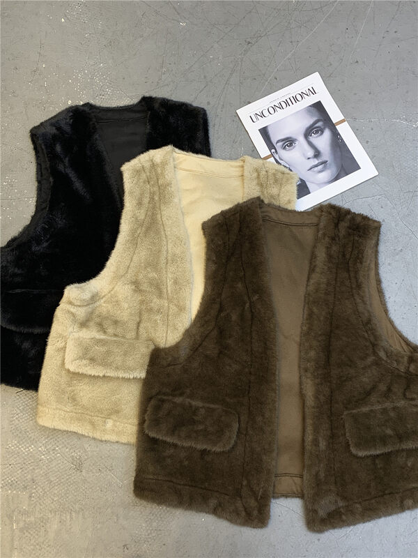 Autumn models are new! [Yayiro] Korean version of the simple and versatile vest 2965# GYJ