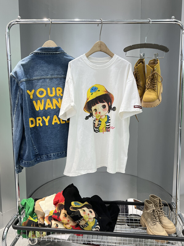 【BOBO1972】Cute hat girl short-sleeved T-shirt only sells T-shirt 229951