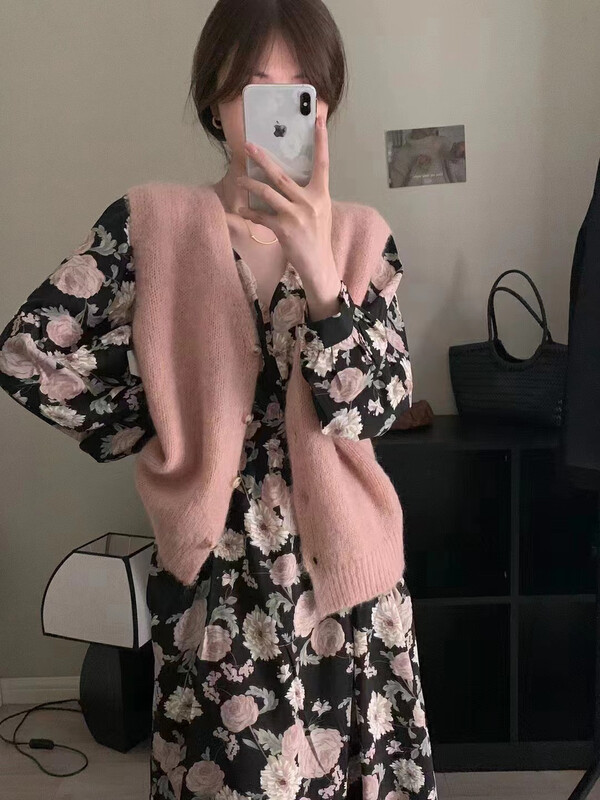 New Autumn!【RS】French Floral Dress RS2685# FHX
