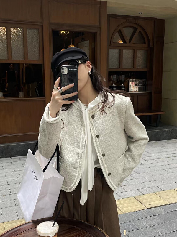 New in autumn! [TN] Temperament small fragrant short coat 1282# CLS