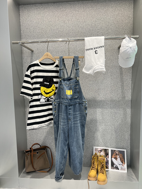 【BOBO1972】Fashion age-reducing loose overalls only sell pants 225129