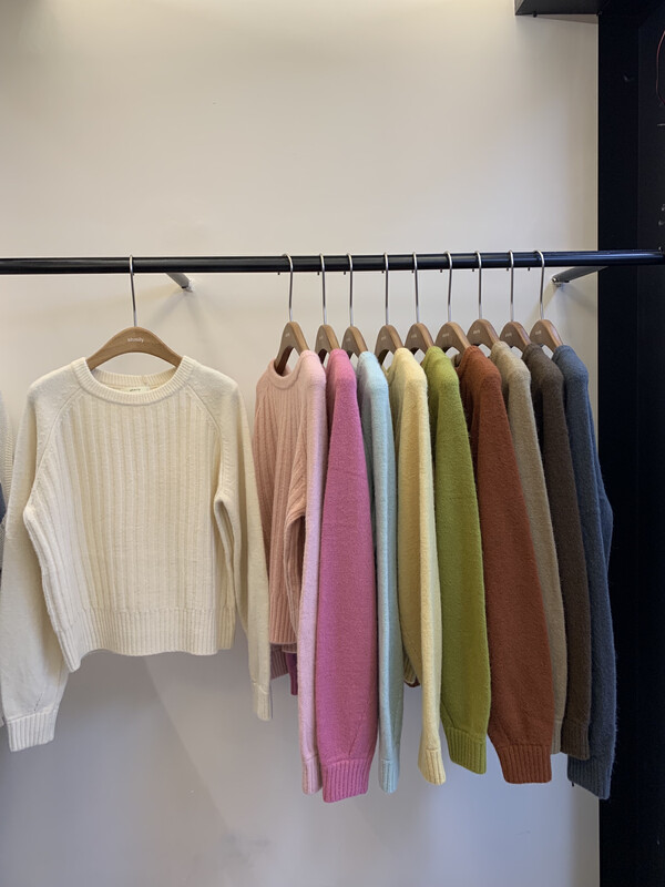【LOVELY/SHMILY】Korean Lazy All-match Sweater Sweater M0081-1