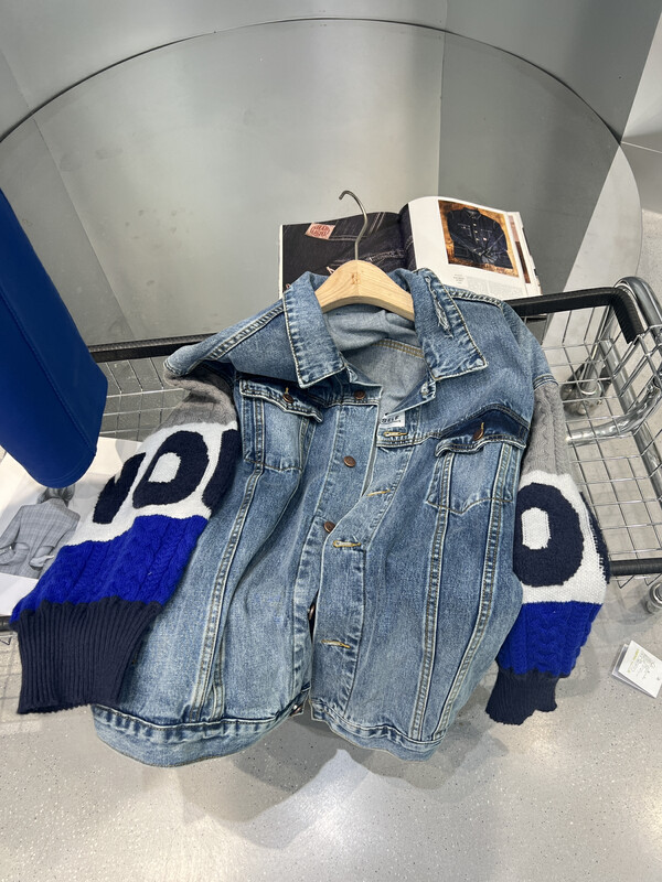 Original price 248.03! 【BOBO1972 】High quality washed denim jacket denim jacket (only sell denim jacket) 229259# CQW