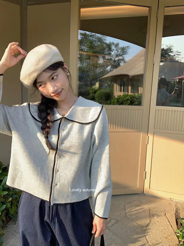 【LOVELY/SHMILY】Knit Cardigan M0661# FHX