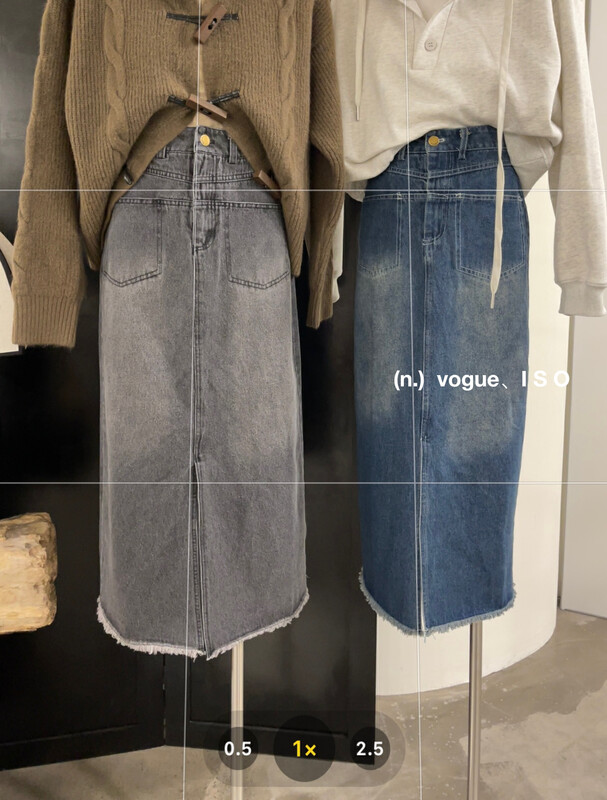 Autumn is new! [ISO Korean] Korean version of the lazy pocket design skirt 3516# HJY