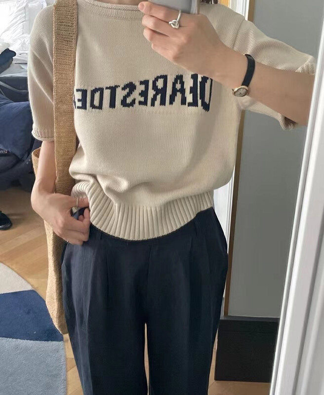 【LOVELY】Knit sweater M0009-1# FHX