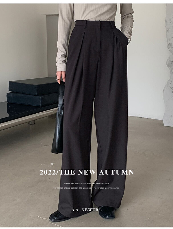 【THE MIND】High waist skirt fake two casual pants (with skirt) 61120# JHY