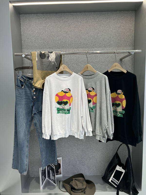 Original price 108.99! [BOBO1972 ] High quality cartoon loose sweater sweater (only sell my sweater without matching) 225628# CQW