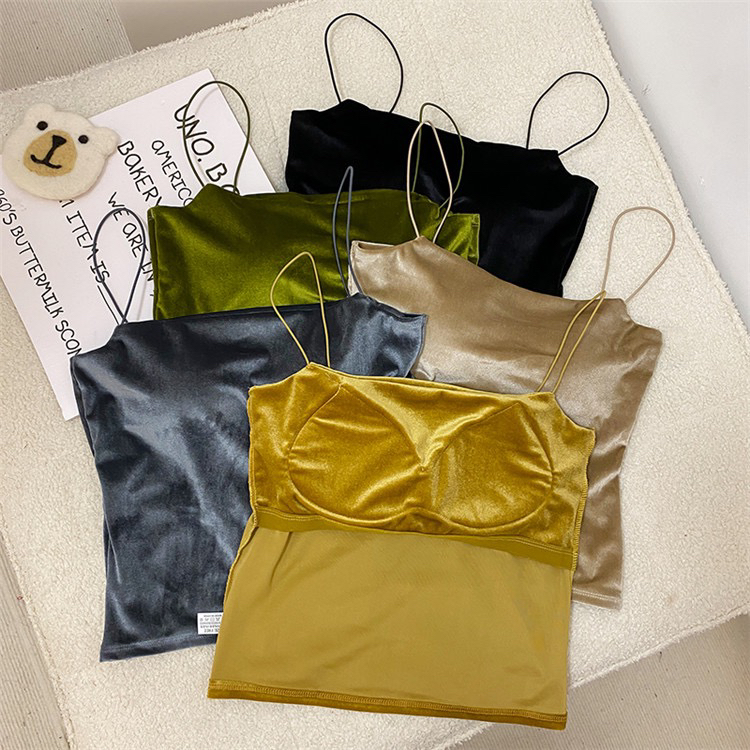 [KD] Velvet Vest/Sling 871# HJY